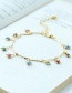 Fashion Color Copper Drop Oil Five-pointed Star Necklace