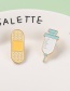Fashion Needle Alloy Paint Needle Band-aid Badge