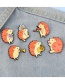 Fashion 1# Alloy Painted Hedgehog Brooch