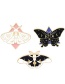Fashion 7# Alloy Butterfly Badge