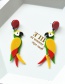 Fashion Parrot Acrylic Parrot Earrings