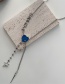 Fashion Necklace Titanium Steel Drip Glaze Love Heart Tassel Necklace
