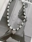 Fashion Necklace Full Diamond Love Pearl Beaded Necklace