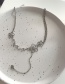 Fashion Necklace Titanium Steel Flower Stitching Chain Necklace