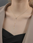 Fashion 6# Stainless Steel Love Cross Geometry Necklace