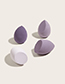 Fashion Purple Makeup Egg 4 Colors-purple Light-4 Packs