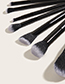Fashion Black 8-black And White Double Evil-makeup Brush