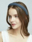 Fashion Black Pinstripe Sponge Headband