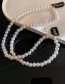 Fashion White Pearl Beaded Hair Accessory Chain