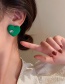 Fashion Earrings. Crystal Semicircle Alloy Diamond Heart Bow Geometric Stud Earrings