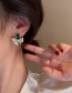 Fashion Circle Alloy Diamond Heart Bow Geometric Stud Earrings