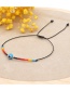 Fashion Mi-b210042a Rice Beads Woven Beaded Eye Bracelet