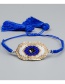 Fashion 4# Rice Beads Woven Eye Tassel Multilayer Bracelet