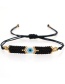 Fashion 1# Micro-studded Rice Beads Woven Eye Beaded Bracelet