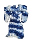 Fashion Blue Black And White Optimus Prime Decompresses And Presses The Toy