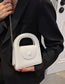 Fashion Black Pu Leather Hollow Portable Messenger Bag