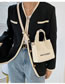 Fashion Brown Large-capacity Letter Crossbody Bag
