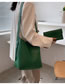 Fashion Green Large Capacity Broadband Shoulder Bag