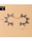 Fashion Silver Irregular Triangle Semi-open C-shaped Earrings