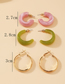 Fashion Gold Acrylic Acrylic Geometric Earring Set