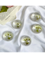 Fashion White Snowflakes Real Flower Crystal Ball Epoxy Airbag Bracket