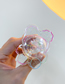 Fashion Glitter Line Bear Cartoon Transparent Glitter Line Bear Mobile Phone Holder