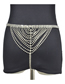 Fashion Silver Rhinestones Alloy Heart-shaped Full Diamond Body Chain