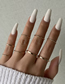Fashion Gold Set Of 8 Alloy Ring Rings