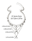 Fashion Silver Alloy Moon Star Multilayer Necklace