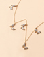 Fashion Gold Gold-plated Butterfly Single-layer Necklace