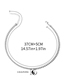 Fashion Silver Dripping Oil Tai Chi Claw Chain Necklace