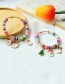 Fashion Color 4 Christmas Alloy Dripping Soft Ceramic Earrings