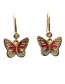 Fashion 12# Geometric Pentagram Cross Butterfly Eye Stud Earrings