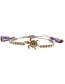 Fashion New Bead Chain Copper Inlaid Zirconium Geometric Tortoise Beaded Braided Bracelet