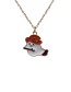 Fashion Mage Hat Necklace Christmas Alloy Dripping Mage Hat Necklace