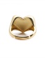 Fashion Gold Drop Nectarine Heart Eye Ring