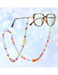 Fashion Purple Love Glasses Chain Acrylic Love Halter Glasses Chain