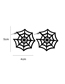 Fashion Geometric Spider Web Acrylic Sheet Ghost Spider Skull Bat Earrings
