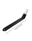 Fashion Black Nylon Cleaning Brush For Coffee Machine With Plastic Handle