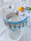 Fashion Color Alloy Diamond-studded Denim Headband