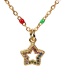 Fashion Suit Micro Diamond Star Necklace Bracelet Earring Set