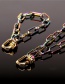 Fashion Necklace Colorful Chain Screw Buckle Necklace