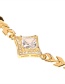 Fashion Suit Micro Diamond Airplane Chain Necklace Bracelet Set