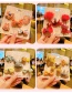 Fashion Fruit Ice Cream Combination [2 Cards] Alloy Knitted Flower Hairpin