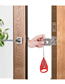 Fashion Red Portable Safety Door Buckle Lock