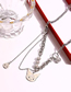 Fashion White Kuromi Pearl Multilayer Necklace