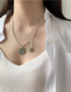 Fashion White Smiley Water Wave Necklace