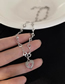 Fashion White Titanium Steel Heart Necklace