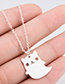 Fashion Rose Cartoon Ghost Necklace