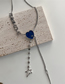 Fashion Necklace Titanium Steel Drip Glaze Love Necklace Flow